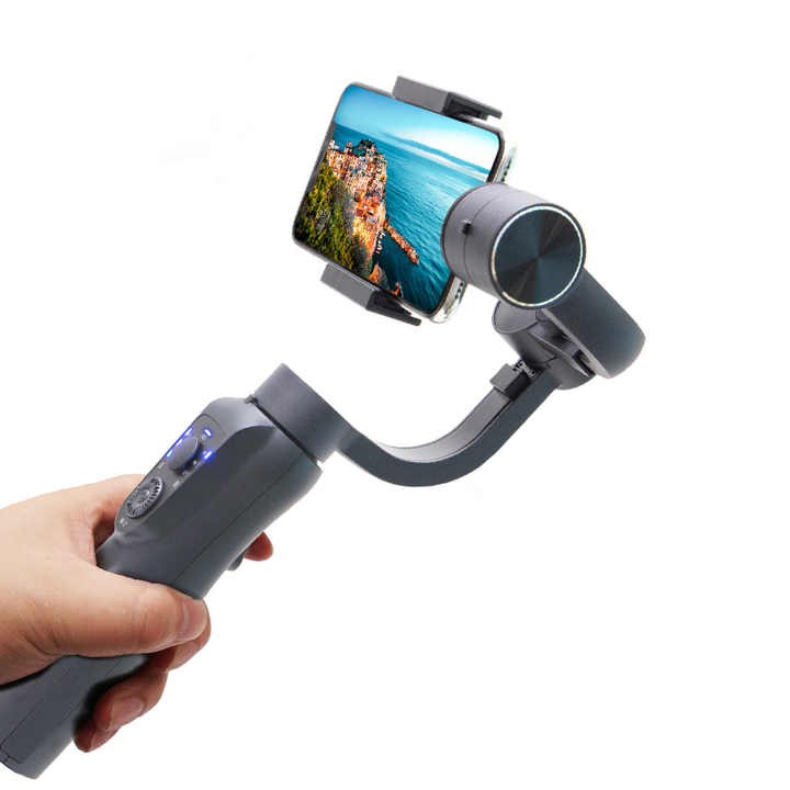 3 Operation Modes Panoramic Shooting Cell Phone Handheld Gimbal Camera Stabilizer with Tripod for Film Maker Video Vlog